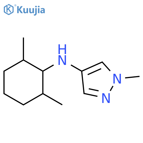 N-(2,6-dimethylcyclohexyl)-1-methyl-1H-pyrazol-4-amine structure