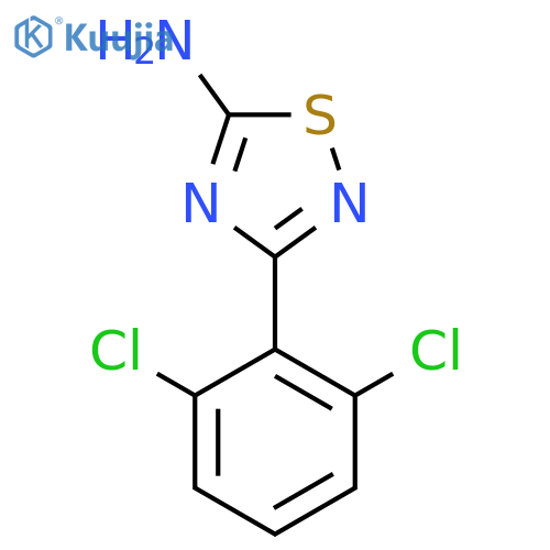 3-(2,6-Dichlorophenyl)-1,2,4-thiadiazol-5-amine structure