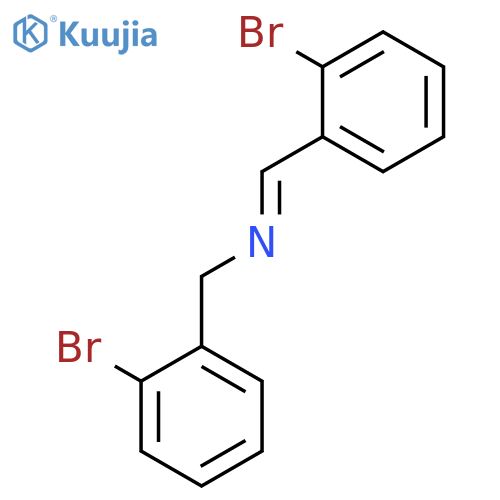 Benzenemethanamine, 2-bromo-N-[(2-bromophenyl)methylene]- structure
