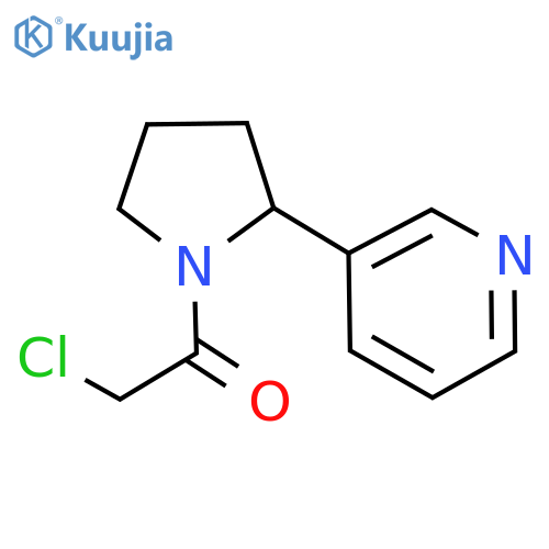 2-chloro-1-[2-(pyridin-3-yl)pyrrolidin-1-yl]ethan-1-one structure
