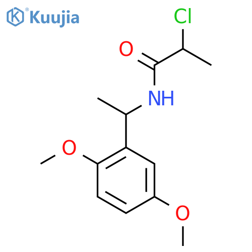 2-Chloro-N-1-(2,5-dimethoxyphenyl)ethylpropanamide structure