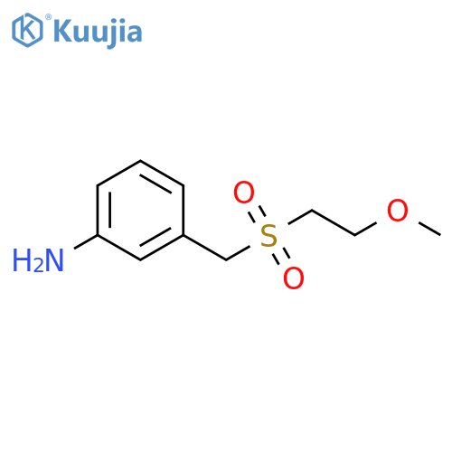 3-[(2-methoxyethanesulfonyl)methyl]aniline structure