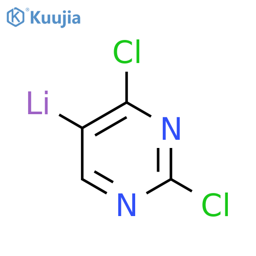 Lithium, (2,4-dichloro-5-pyrimidinyl)- structure