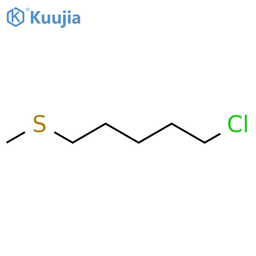 Pentane, 1-chloro-5-(methylthio)- structure