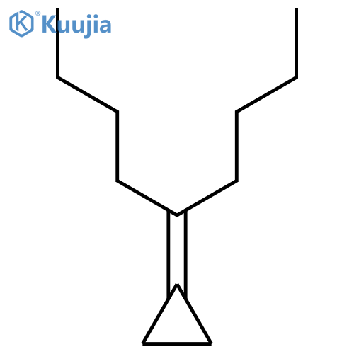 Cyclopropane, (1-butylpentylidene)- structure