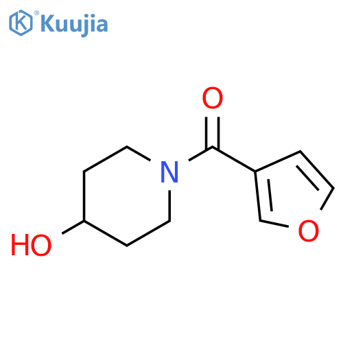 1-(furan-3-carbonyl)piperidin-4-ol structure