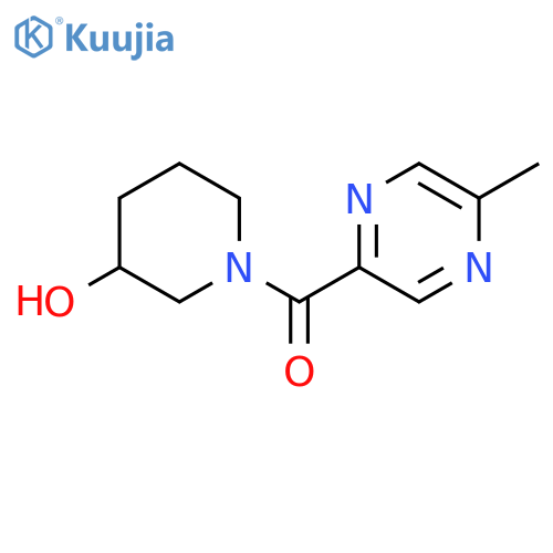 1-(5-Methylpyrazine-2-carbonyl)piperidin-3-ol structure