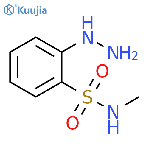 2-HYDRAZINYL-N-METHYLBENZENE-1-SULFONAMIDE structure