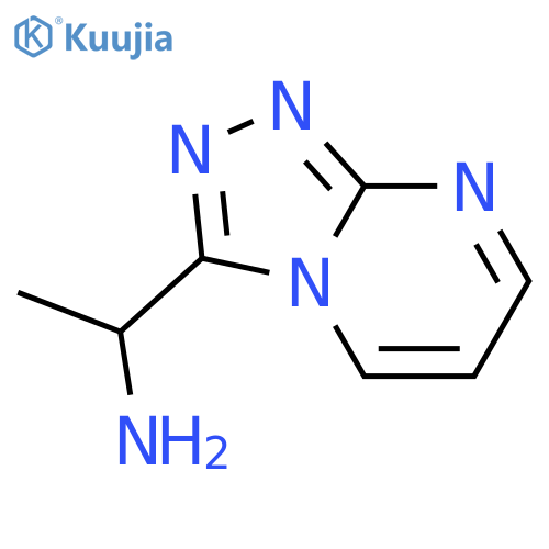 1-{[1,2,4]triazolo[4,3-a]pyrimidin-3-yl}ethan-1-amine structure