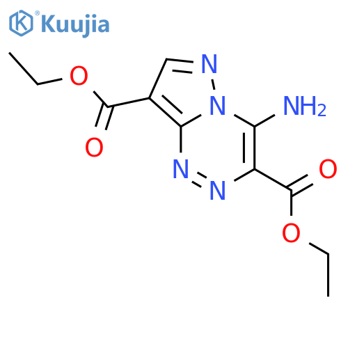 3,8-diethyl 4-aminopyrazolo3,2-c1,2,4triazine-3,8-dicarboxylate structure