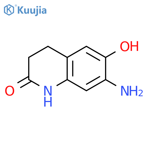 7-Amino-6-hydroxy-1,2,3,4-tetrahydroquinolin-2-one structure