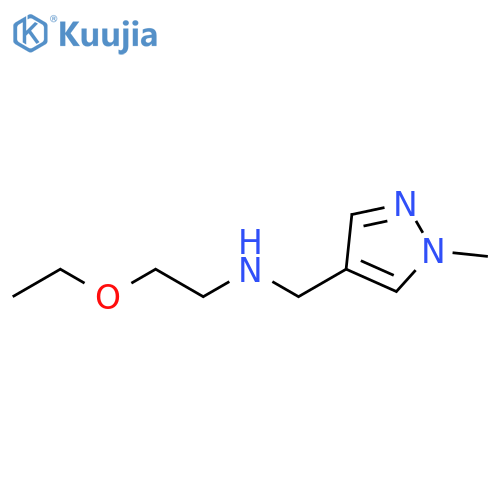 (2-ethoxyethyl)(1-methyl-1H-pyrazol-4-yl)methylamine structure
