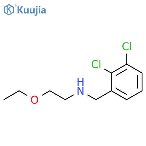 (2,3-dichlorophenyl)methyl(2-ethoxyethyl)amine structure