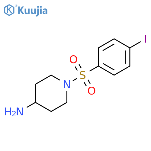 1-(4-iodobenzenesulfonyl)piperidin-4-amine structure