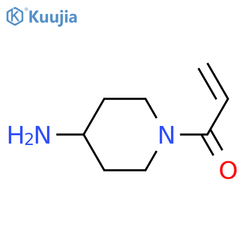 1-(4-aminopiperidin-1-yl)prop-2-en-1-one structure