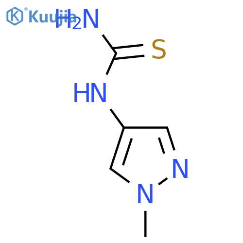 (1-Methyl-1H-pyrazol-4-yl)thiourea structure