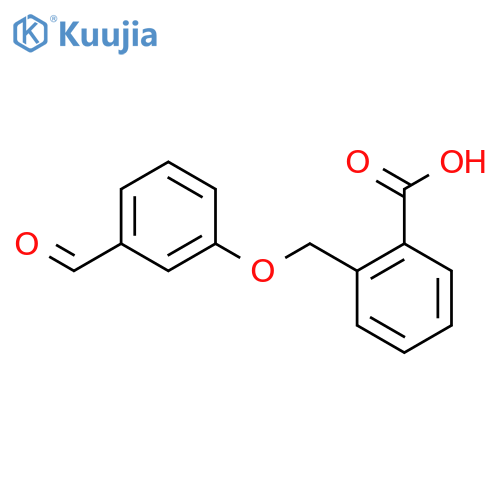 2-(3-Formylphenoxymethyl)benzoic acid structure