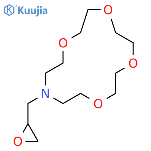 13-(oxiran-2-ylmethyl)-1,4,7,10-tetraoxa-13-azacyclopentadecane structure