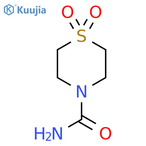 1,1-dioxo-1λ?-thiomorpholine-4-carboxamide structure