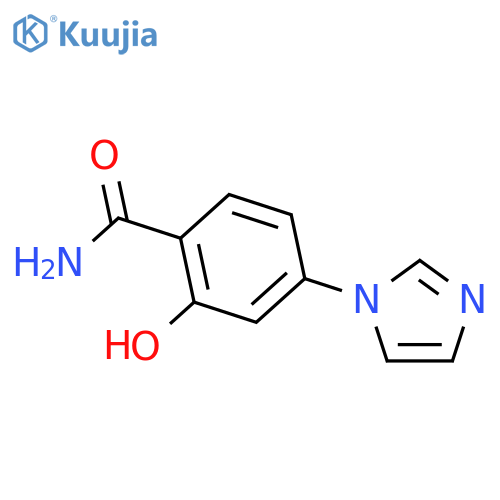 2-hydroxy-4-(1H-imidazol-1-yl)-Benzamide structure