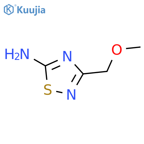 3-(Methoxymethyl)-2,5-dihydro-1,2,4-thiadiazol-5-imine structure
