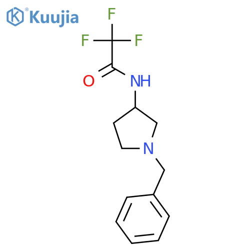 1-Benzyl-3-(trifluoroacetamido)pyrrolidine structure