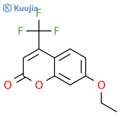 7-Ethoxy-4-(trifluoromethyl)coumarin structure