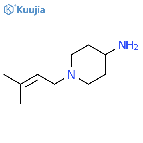 1-(3-methylbut-2-en-1-yl)piperidin-4-amine structure