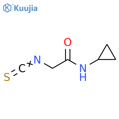 N-cyclopropyl-2-isothiocyanatoacetamide structure