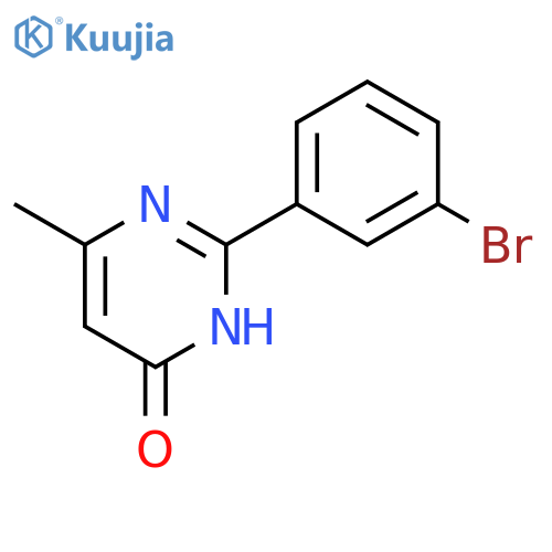 2-(3-Bromophenyl)-6-methyl-3,4-dihydropyrimidin-4-one structure