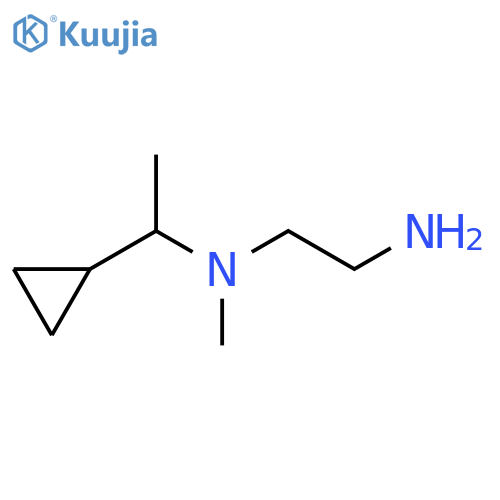 (2-aminoethyl)(1-cyclopropylethyl)methylamine structure