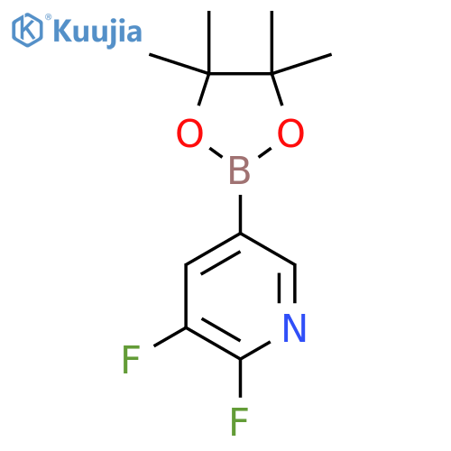 2,3-Difluoropyridine-5-boronic acid pinacol ester structure