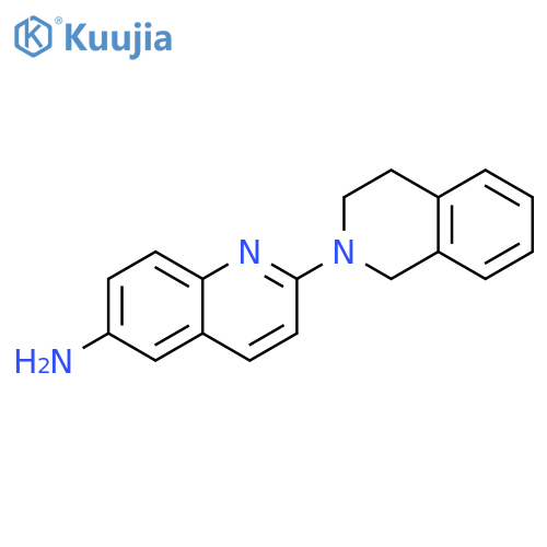 2-(1,2,3,4-tetrahydroisoquinolin-2-yl)quinolin-6-amine structure