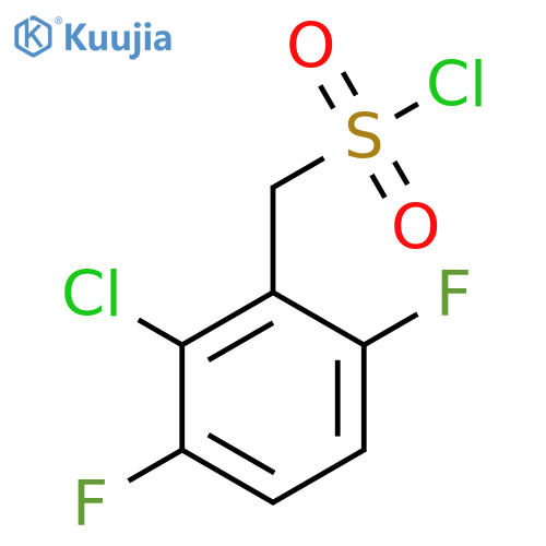 (2-Chloro-3,6-difluorophenyl)methanesulfonyl chloride structure