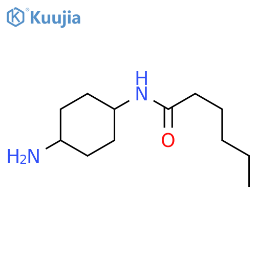 N-(4-aminocyclohexyl)hexanamide structure