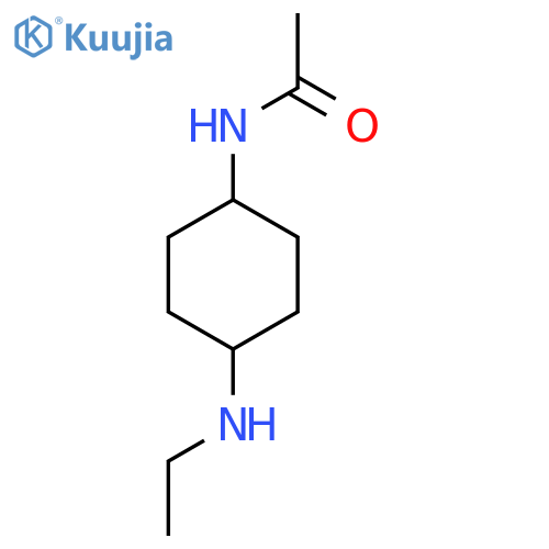 N-(4-Ethylamino-cyclohexyl)-acetamide structure