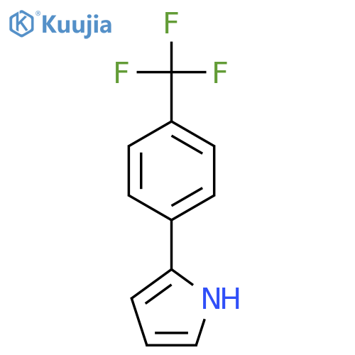 1H-Pyrrole, 2-[4-(trifluoromethyl)phenyl]- structure