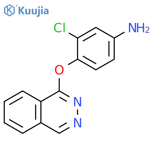 3-chloro-4-(phthalazin-1-yloxy)aniline structure