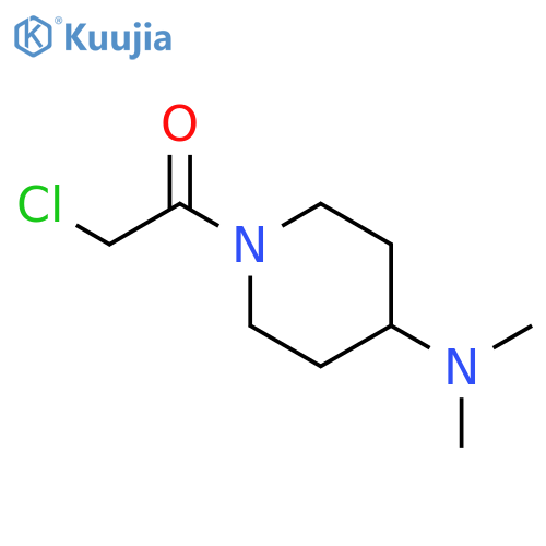 2-Chloro-1-(4-diMethylaMino-piperidin-1-yl)-ethanone structure