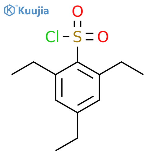 2,4,6-triethylbenzene-1-sulfonyl chloride structure