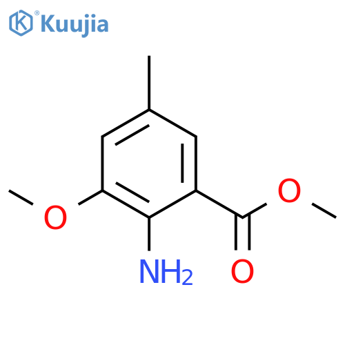 Methyl 2-Amino-3-methoxy-5-methylbenzoate structure