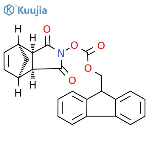 rel-Carbonic Acid 9H-fluoren-9-ylmethyl (3aR,4S,7R,7aS)-1,3,3a,4,7,7a-hexahydro-1,3-dioxo-4,7-methano-2H-isoindol-2-yl Ester structure