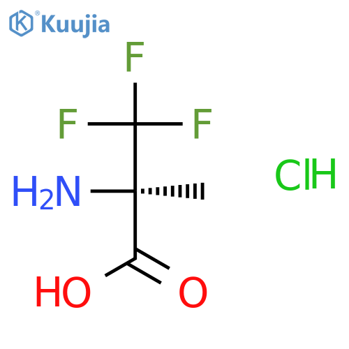 2-Amino-3,3,3-trifluoro-2-methylpropanoic Acid Hydrochloride structure