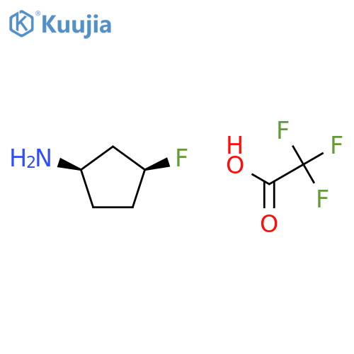 cis-3-Fluorocyclopentanamine Trifluoroacetic Acid Salt structure