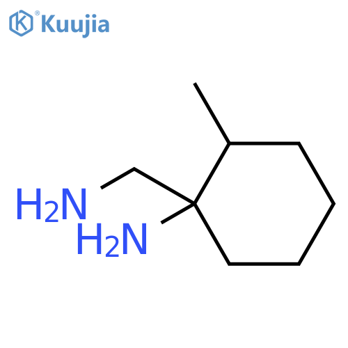 1-(aminomethyl)-2-methylcyclohexan-1-amine structure