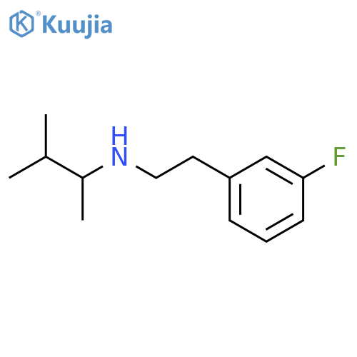 2-(3-fluorophenyl)ethyl(3-methylbutan-2-yl)amine structure