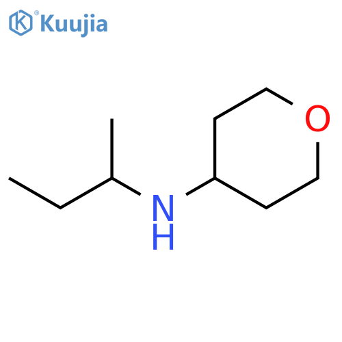 N-(butan-2-yl)oxan-4-amine structure
