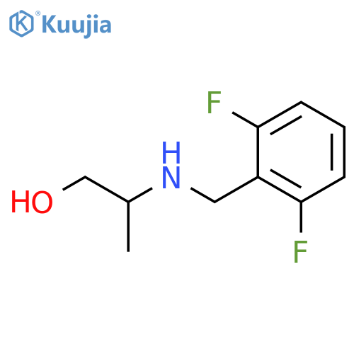 2-{(2,6-difluorophenyl)methylamino}propan-1-ol structure
