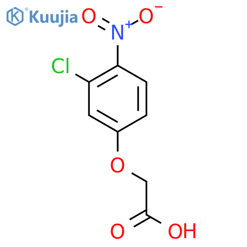 2-(3-chloro-4-nitrophenoxy)acetic acid structure