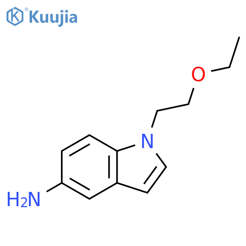 1-(2-Ethoxyethyl)-1H-indol-5-amine structure